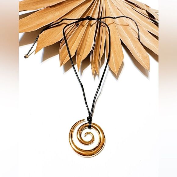 Boho geo necklace M308 - Picture 2 of 4